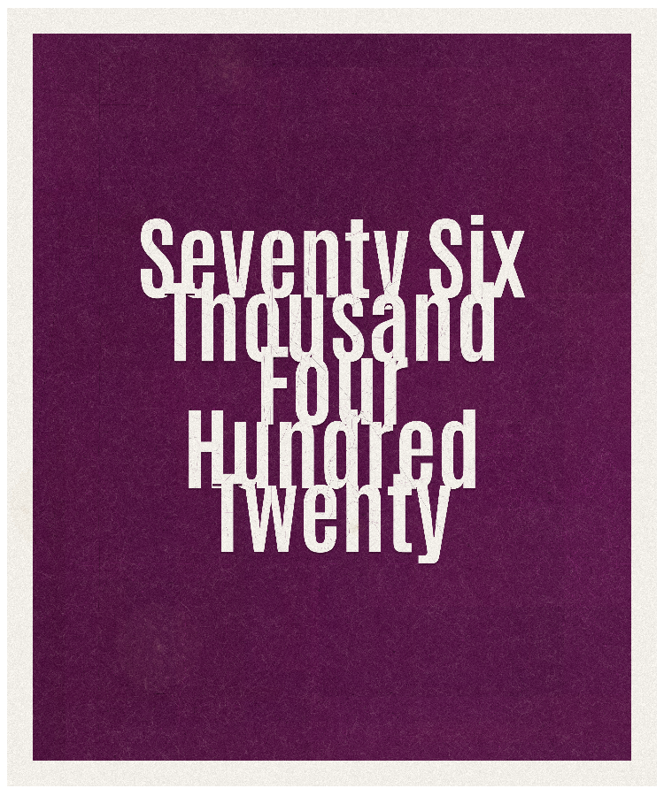Count #76420