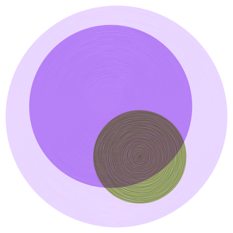 Brushed Circles #173