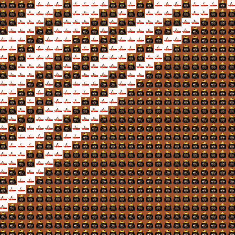 Elementary Cellular Emoji Automata #741