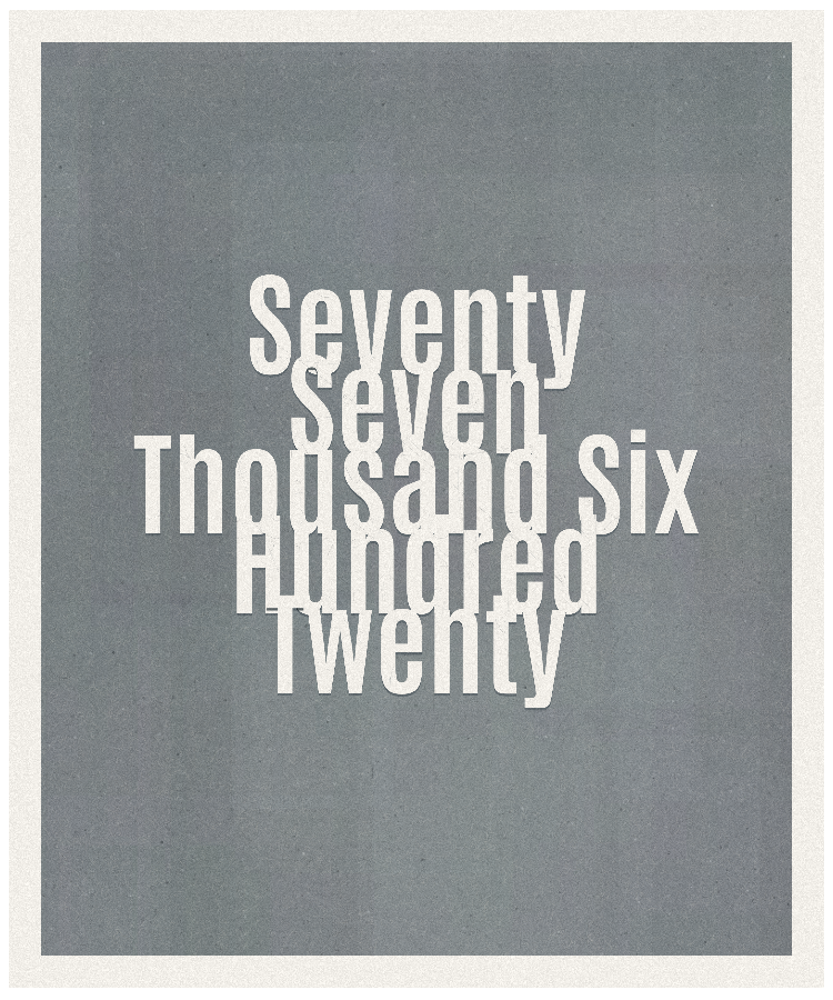 Count #77620