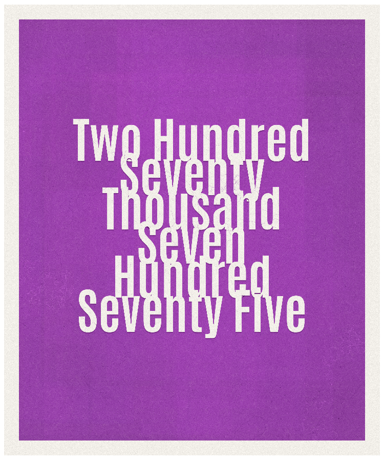 Count #270775