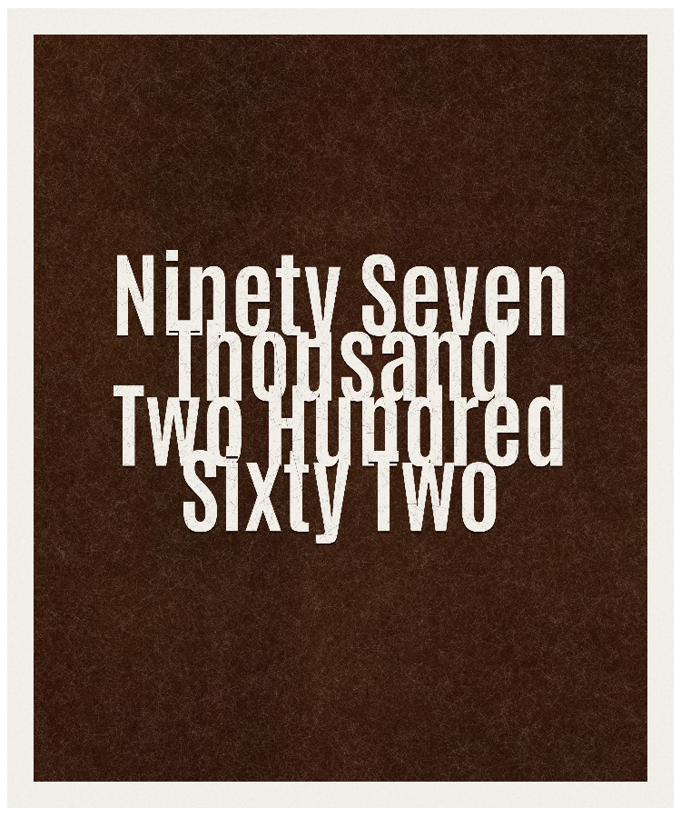 Count #97262