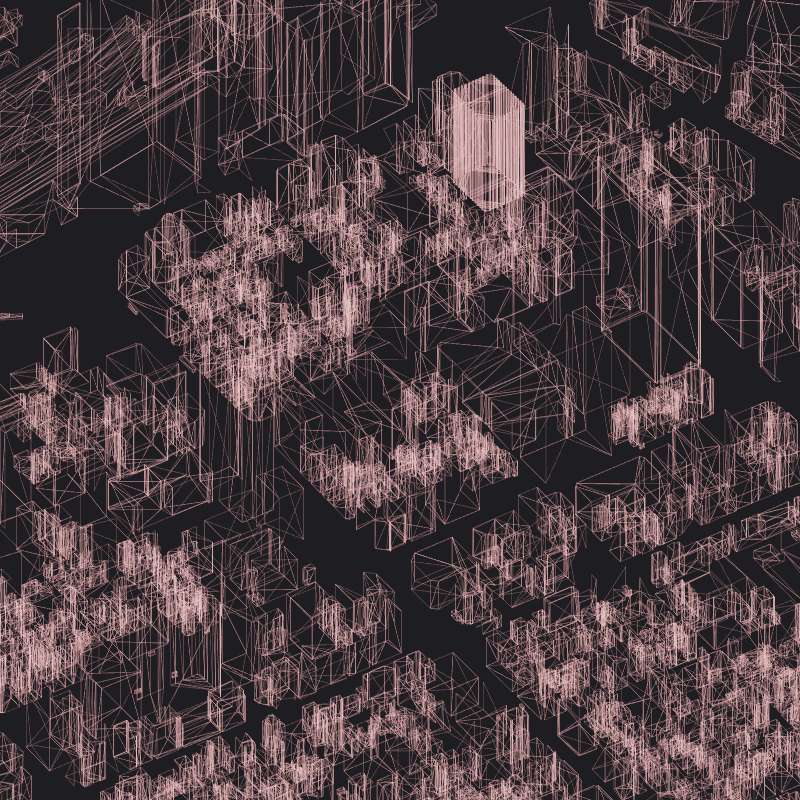 Wireframe City: Tokyo Shibuya #27