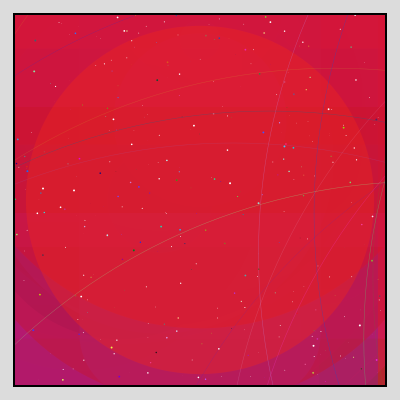 Color Field Starry B #67