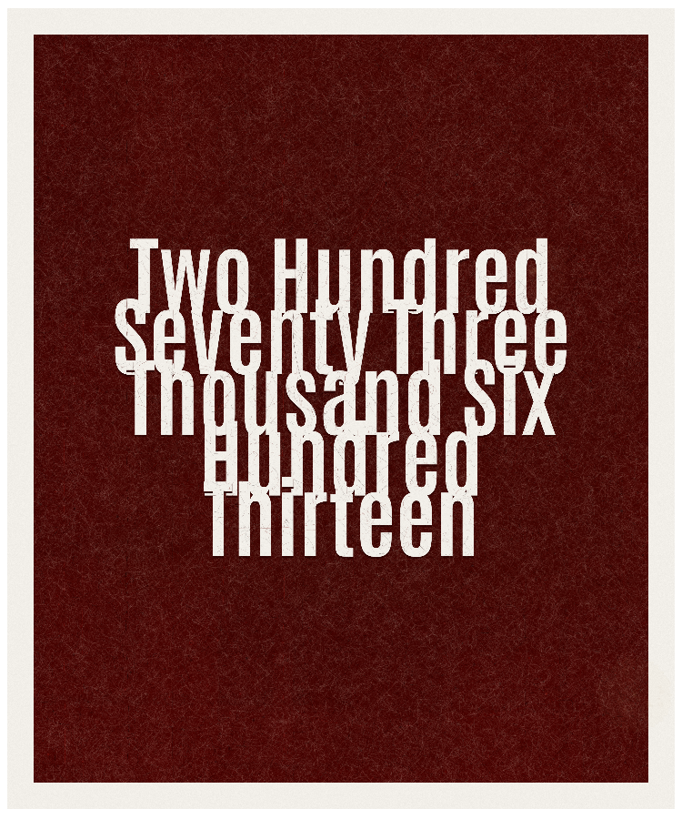 Count #273613