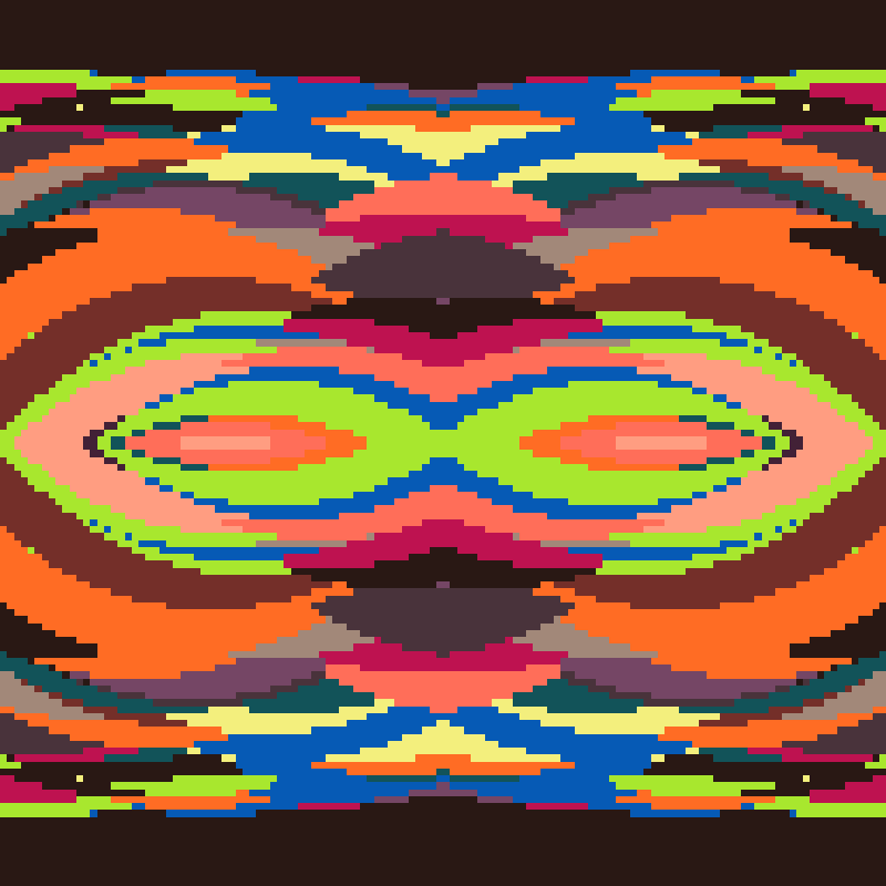 Rapid Psychedelic Inkblot Test Generator #62