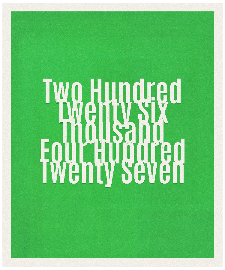 Count #226427