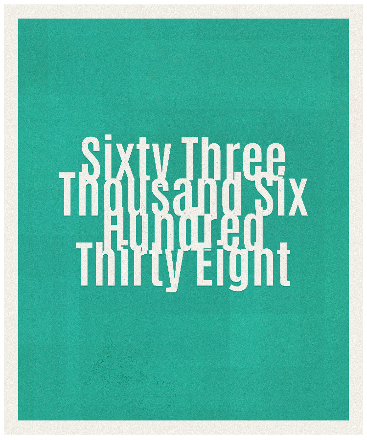 Count #63638