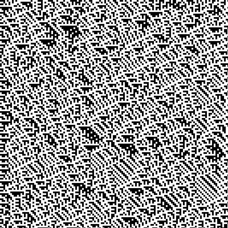 Colored Elementary Cellular Automaton #300