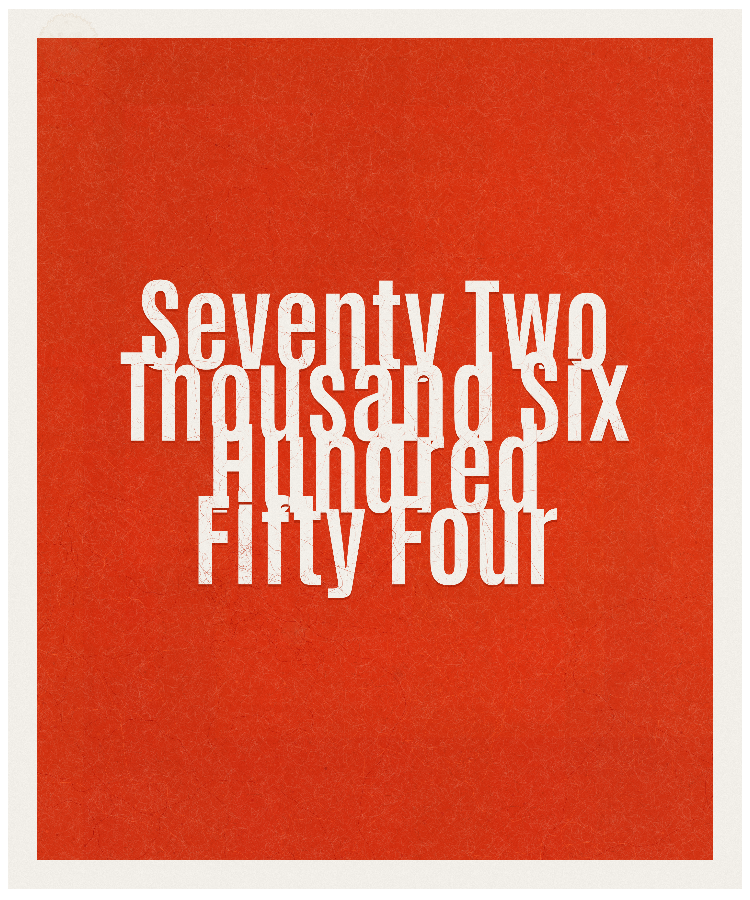 Count #72654