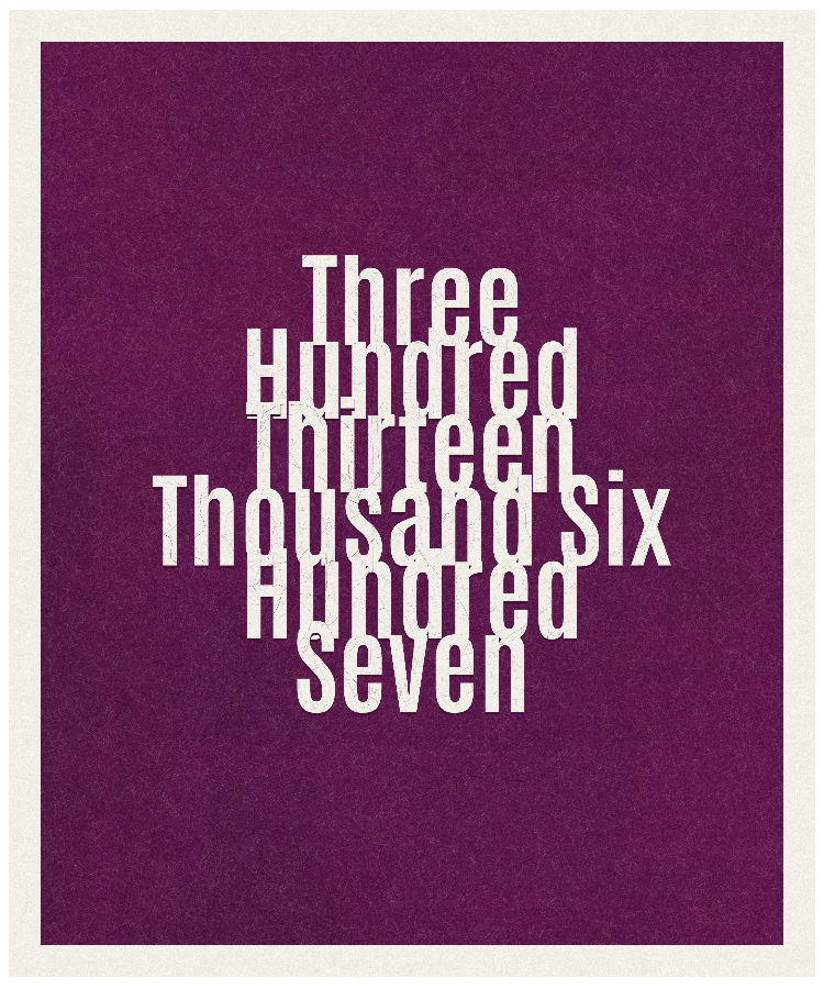 Count #313607