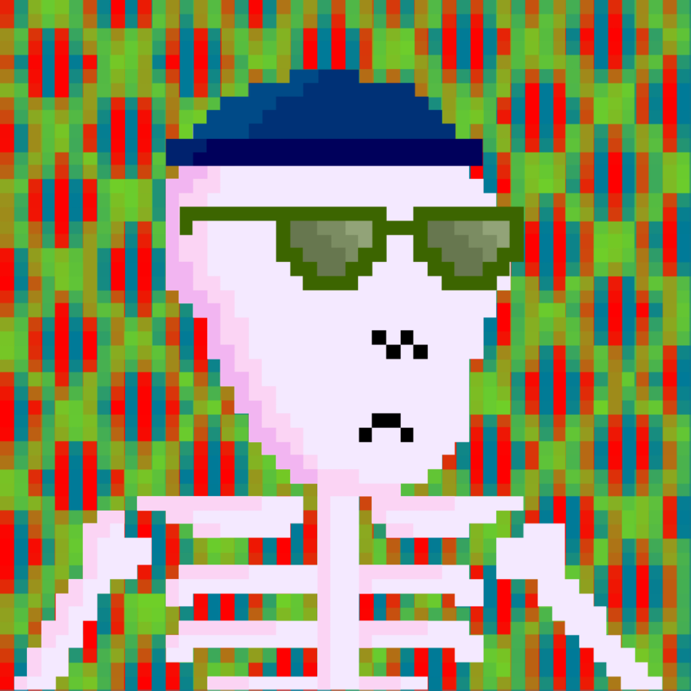 PIXEL SKULLETTI 1 #296