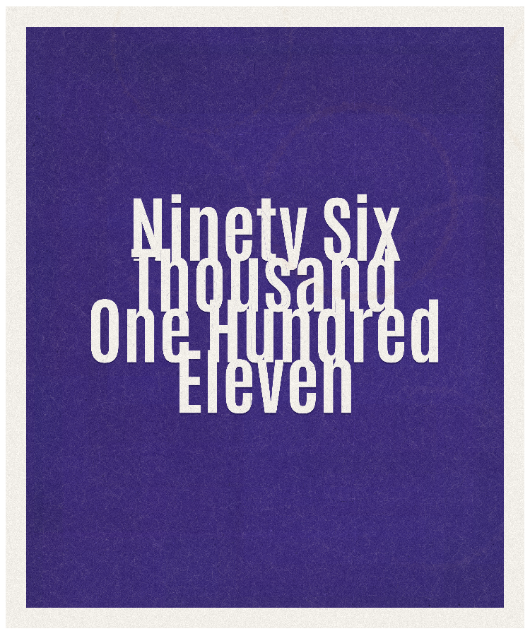 Count #96111