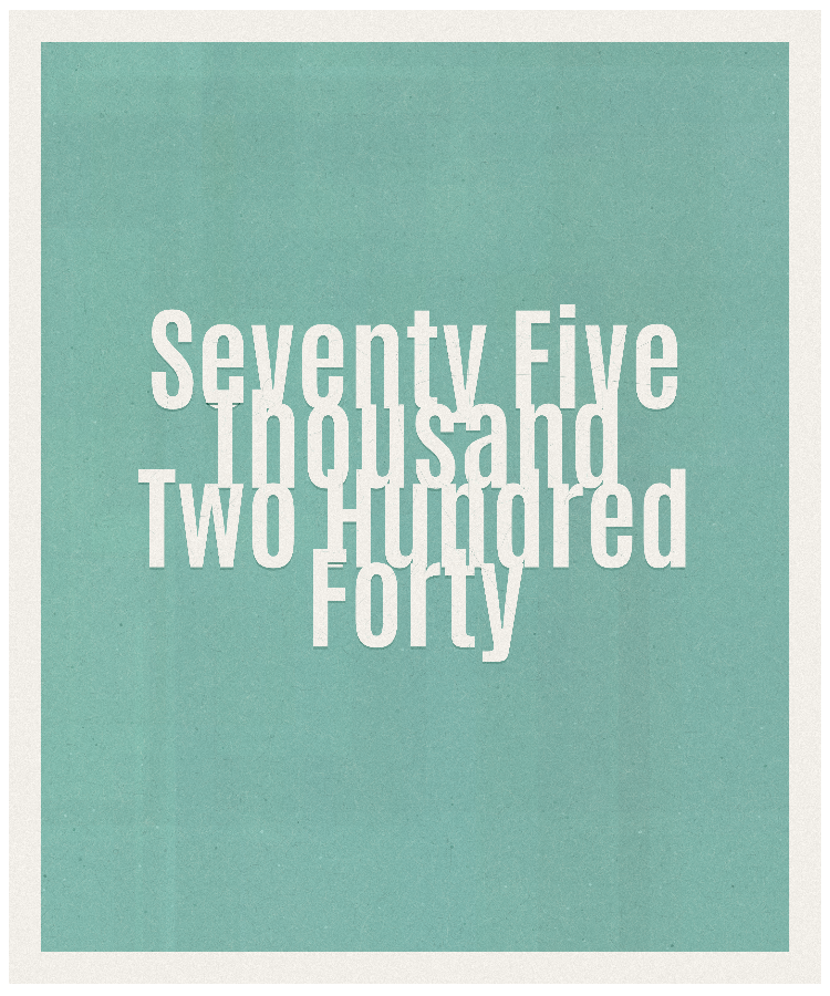 Count #75240