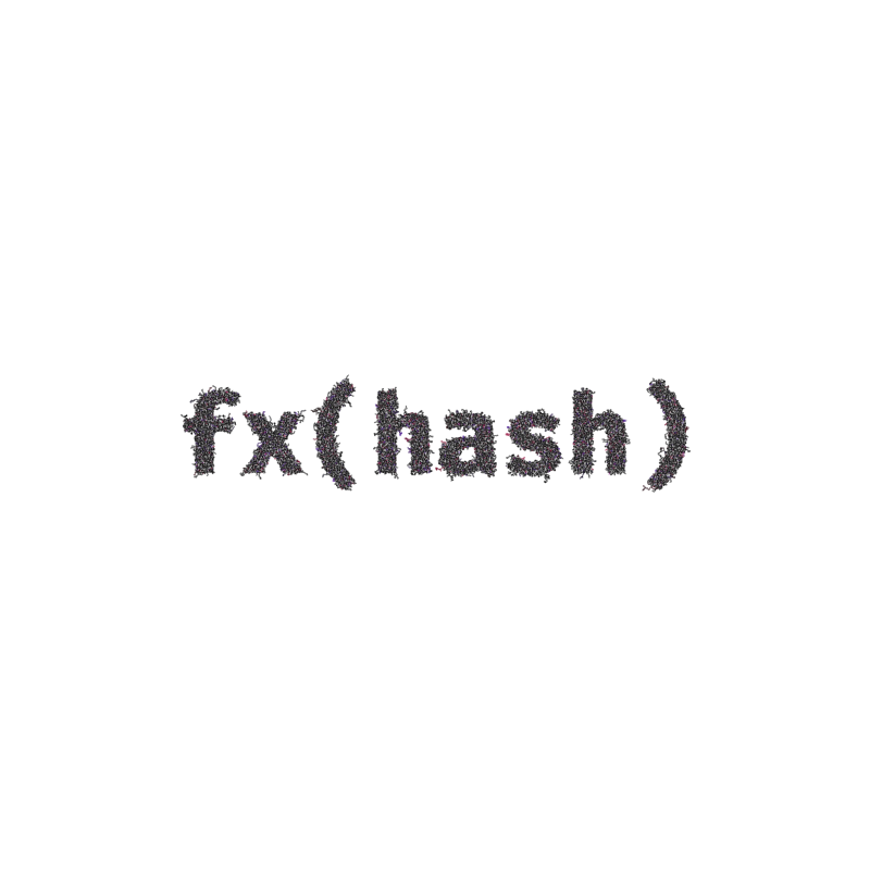 FXHASH Generative Logo #23