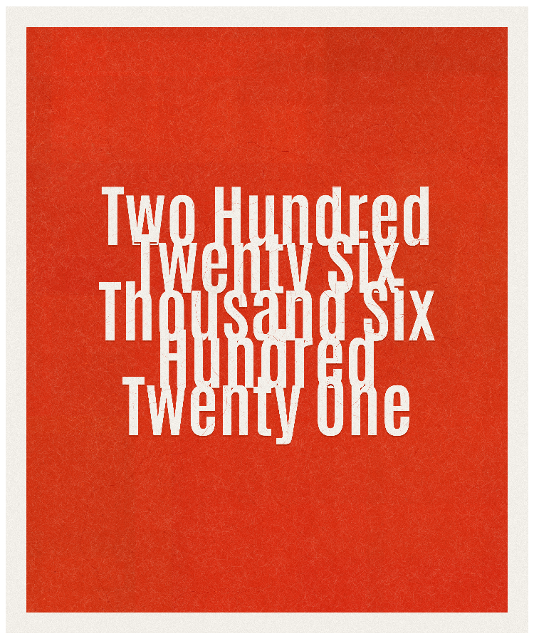 Count #226621