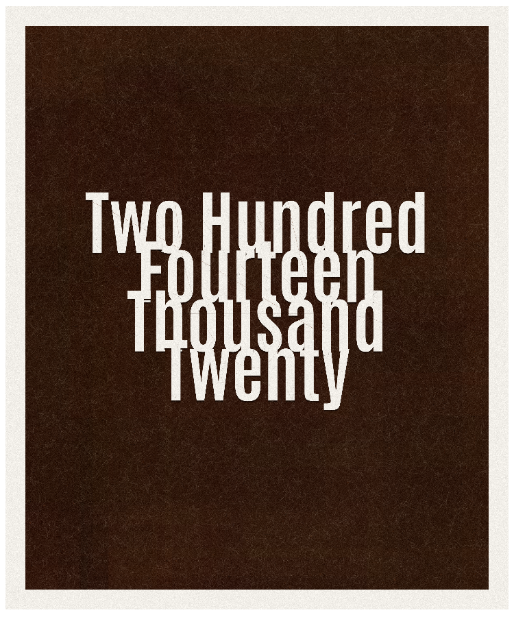 Count #214020