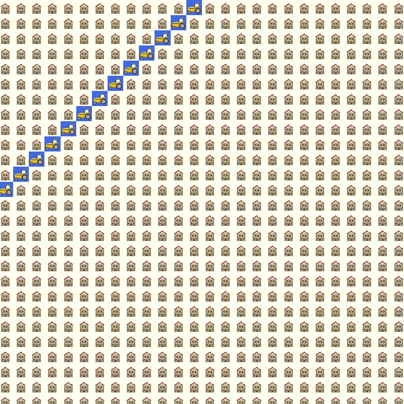 Elementary Cellular Emoji Automata #821