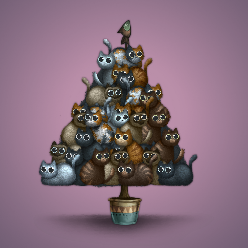 Fluffy Christmas Tree #35