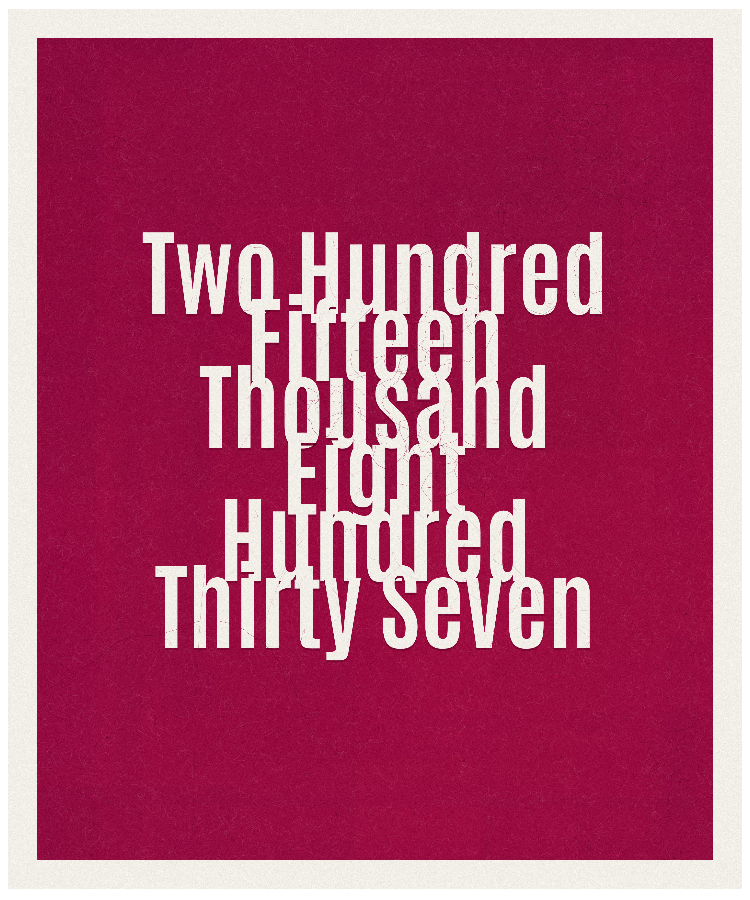 Count #215837