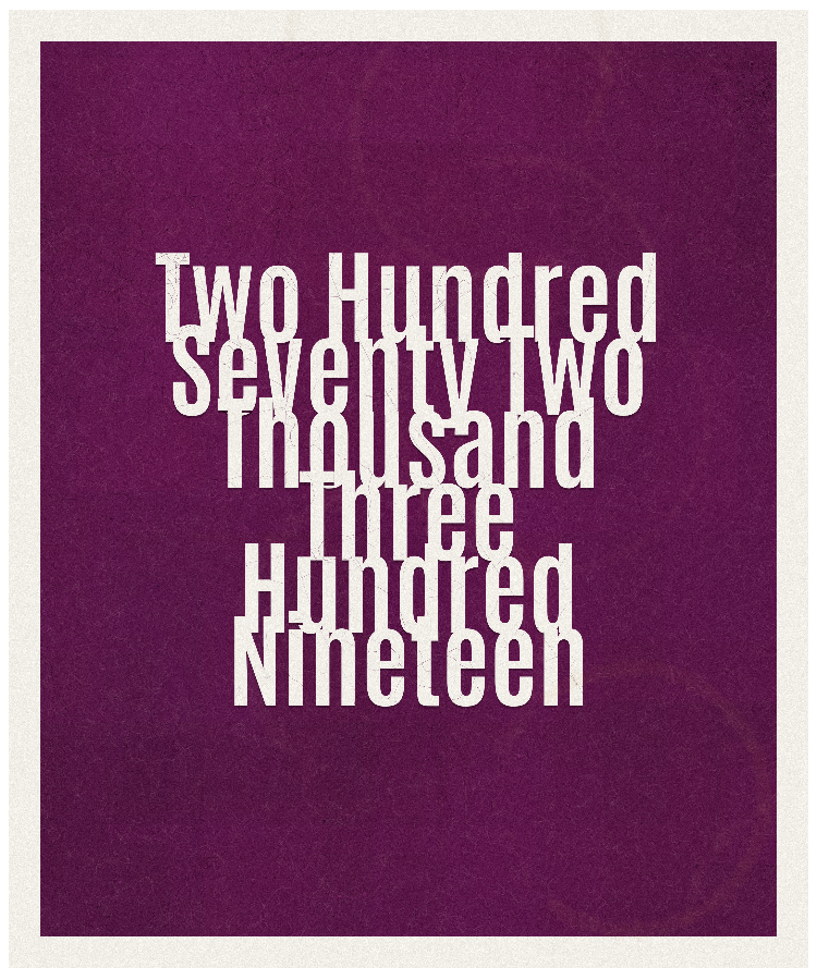 Count #272319