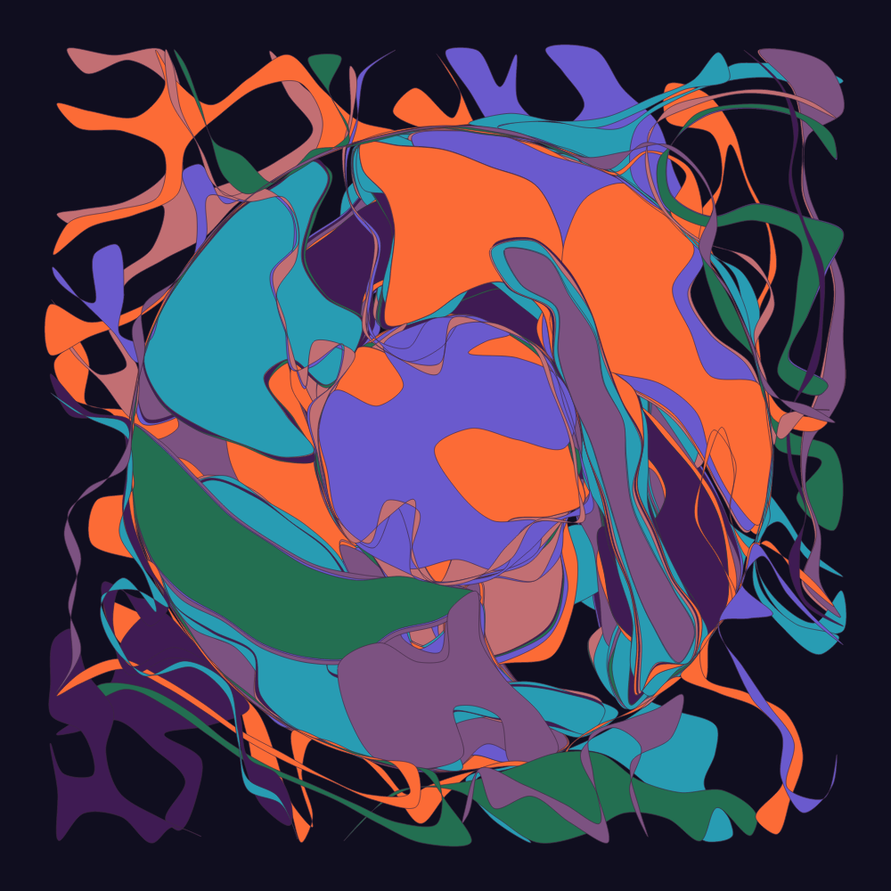 Geometric colorful shapes 3 #255