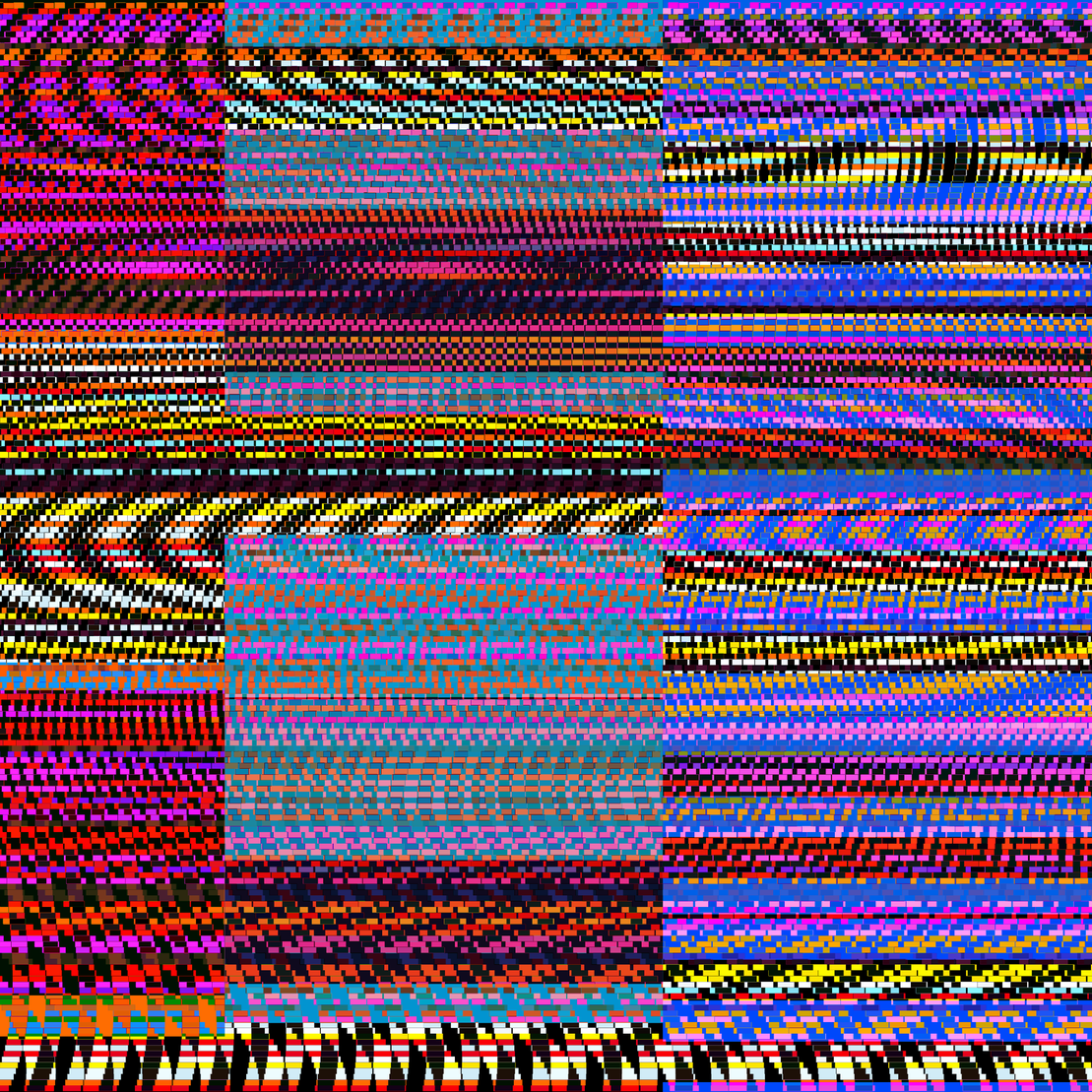 Glitchometry Stripes #74