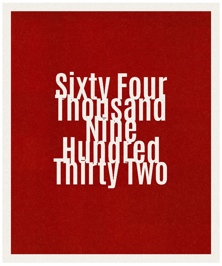 Count #64932