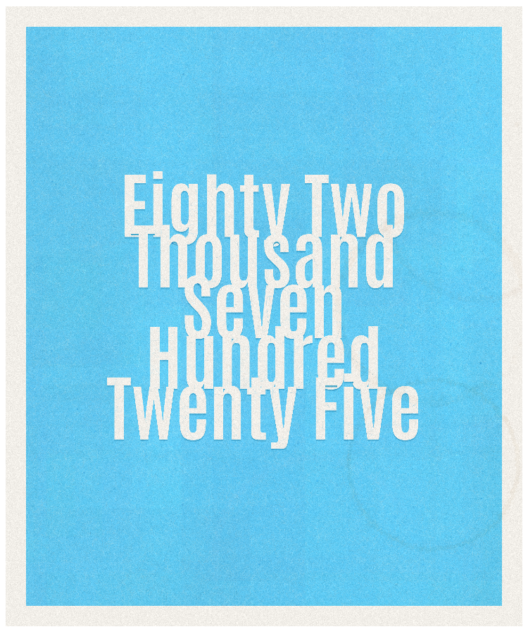 Count #82725