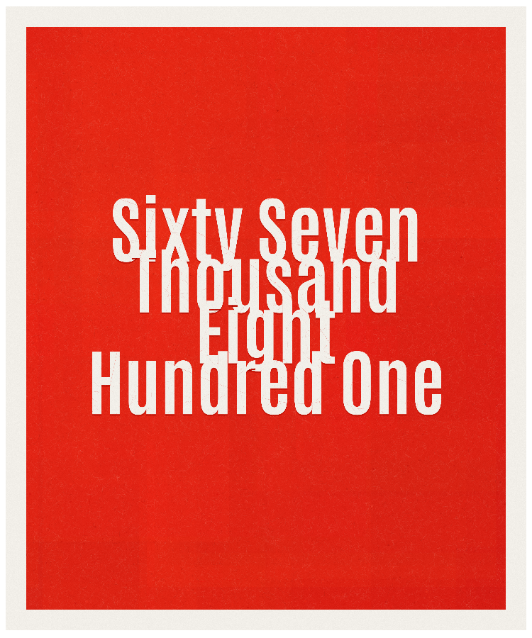 Count #67801