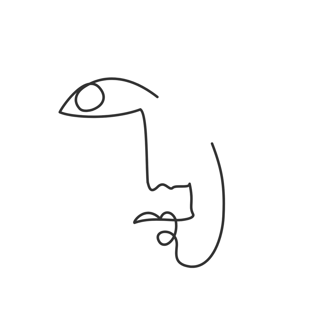 One line faces #30