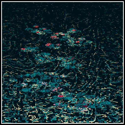 Polluted water lilies #58