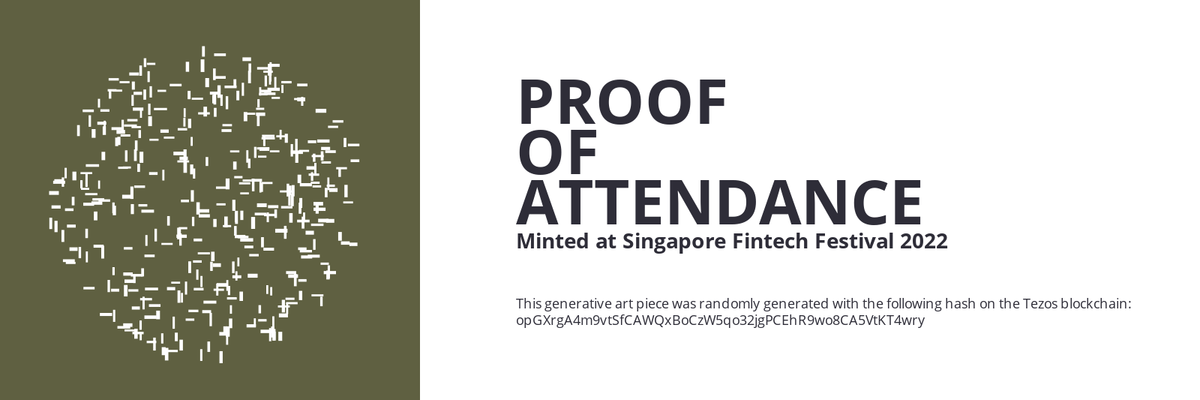 SFF2022 Proof of Attendance Token #1041