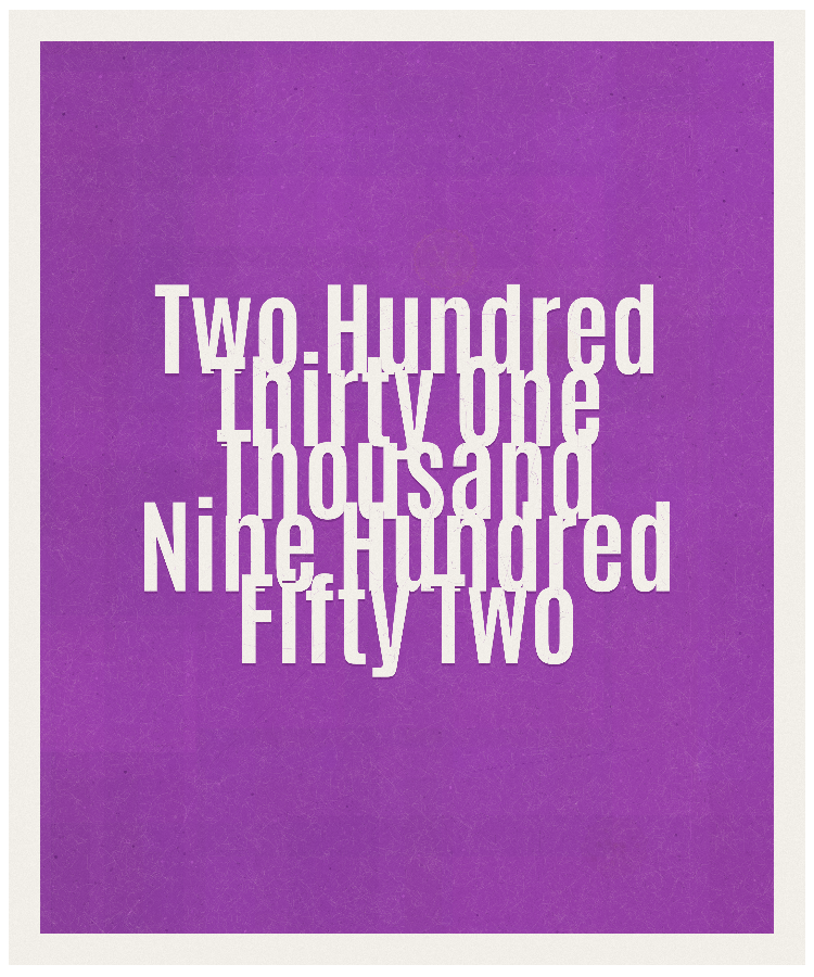 Count #231952