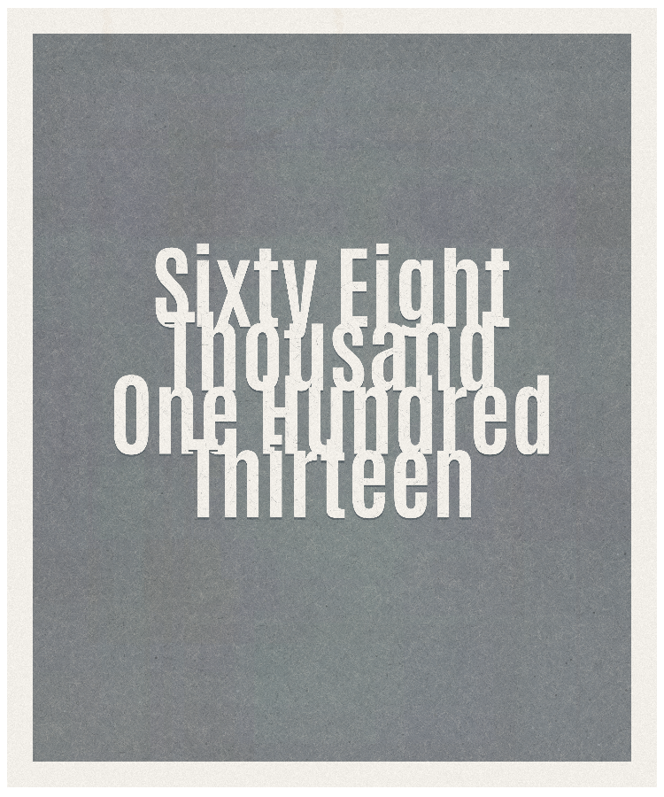 Count #68113