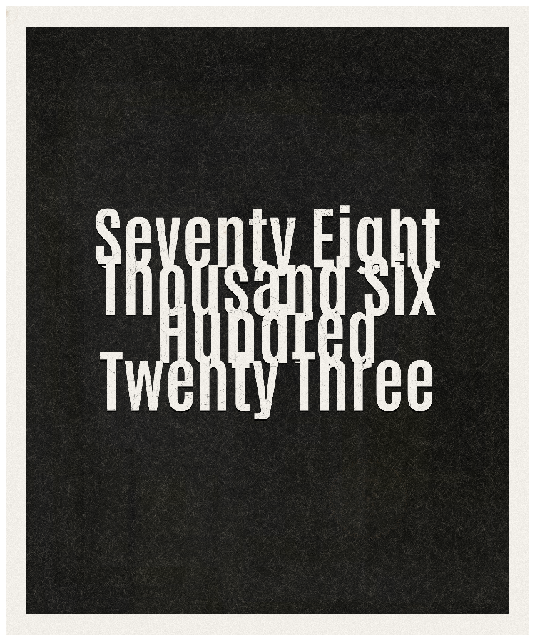 Count #78623
