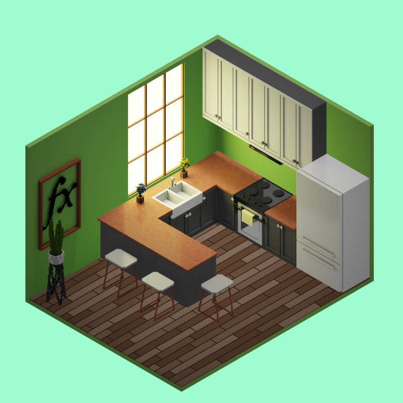 Isometric kitchen #30