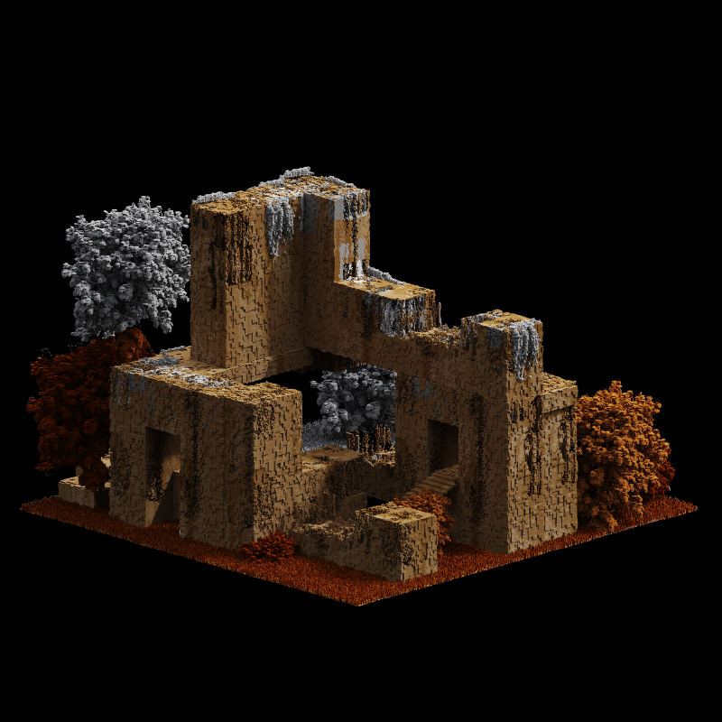 The voxel house #N1 #12