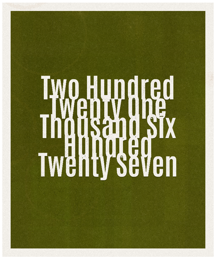 Count #221627