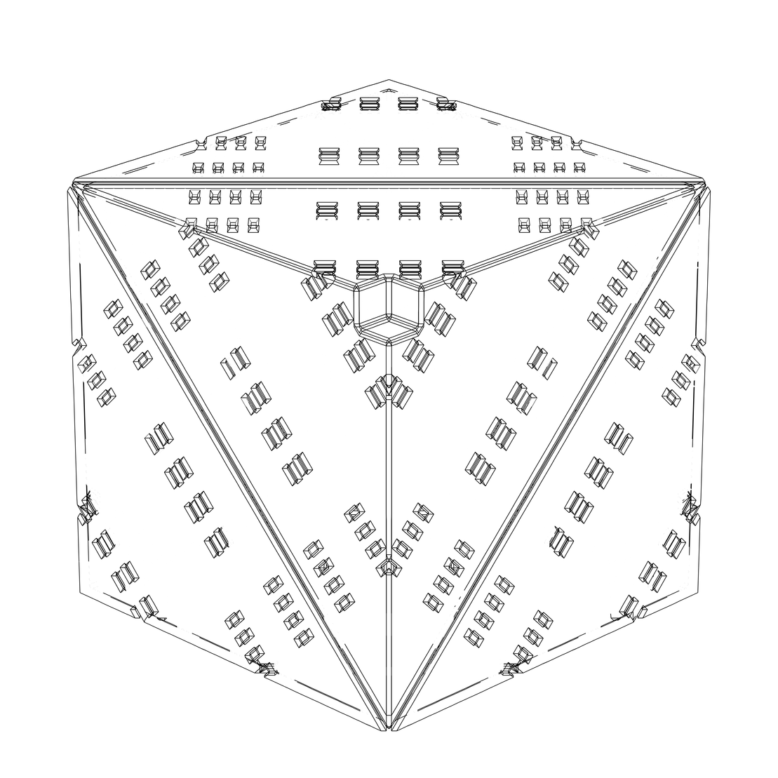 LL21 Alien Art Cube #29