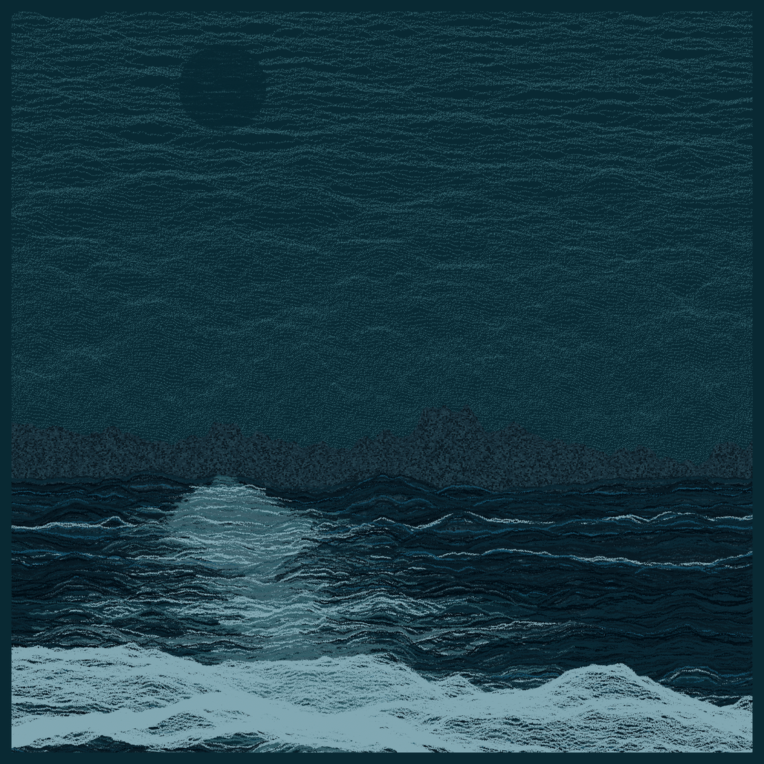 Moonlit Sea #254