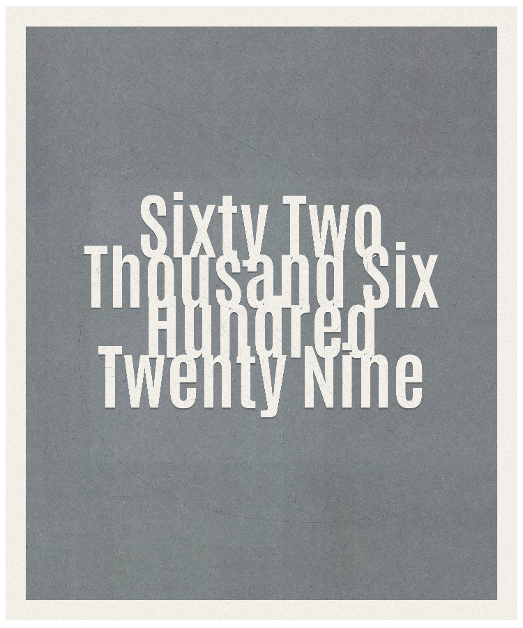 Count #62629