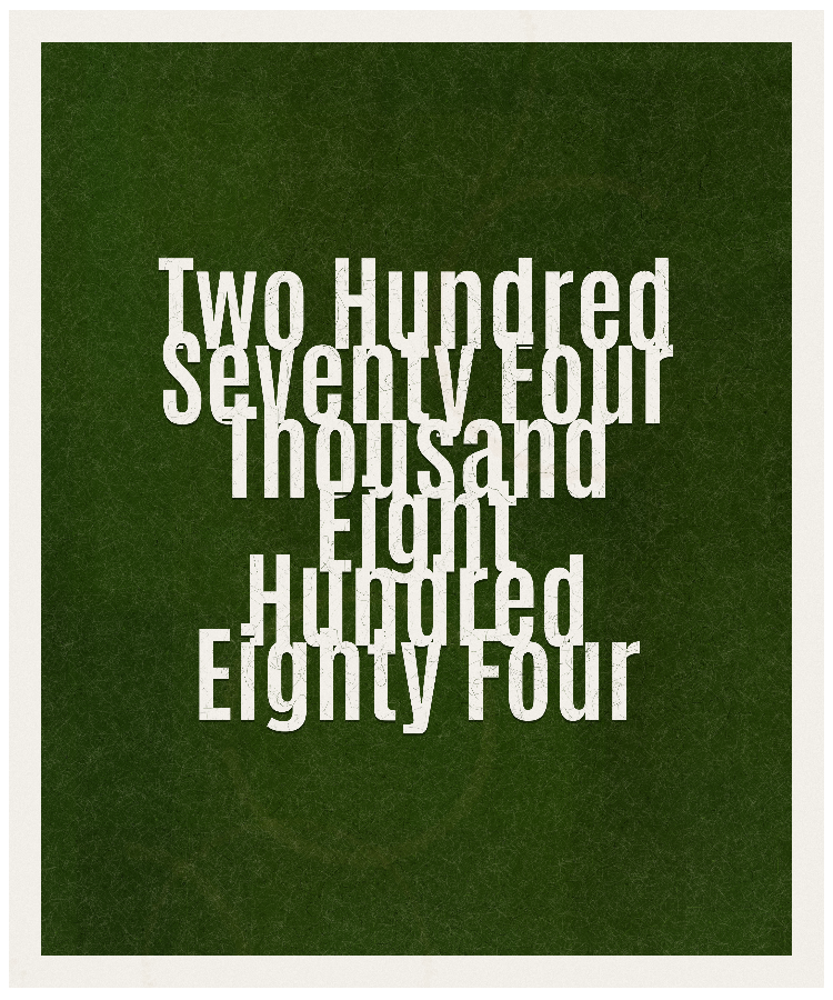 Count #274884