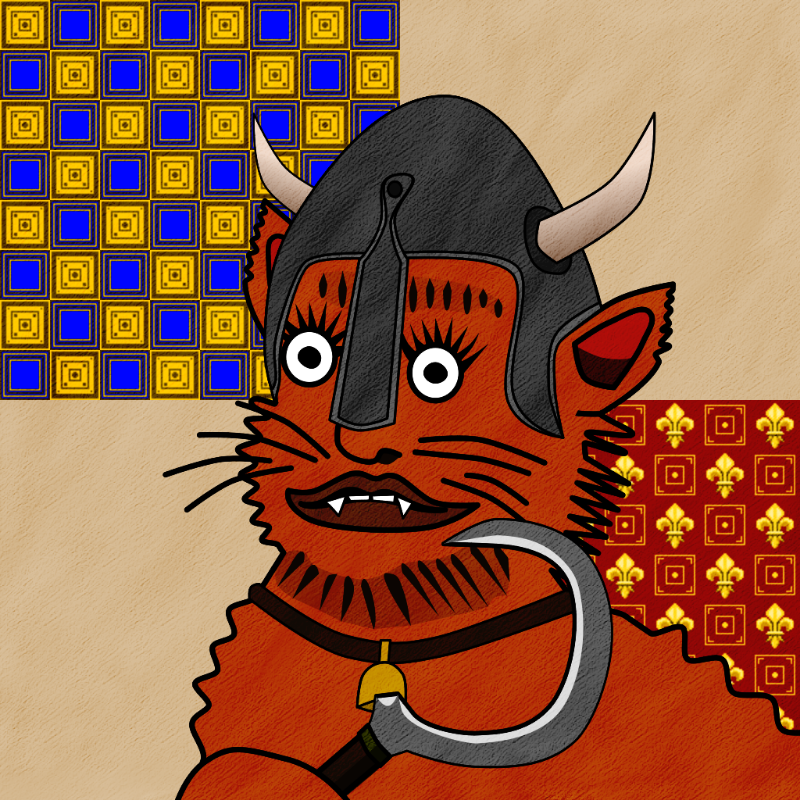 Famous Medieval Cat #11