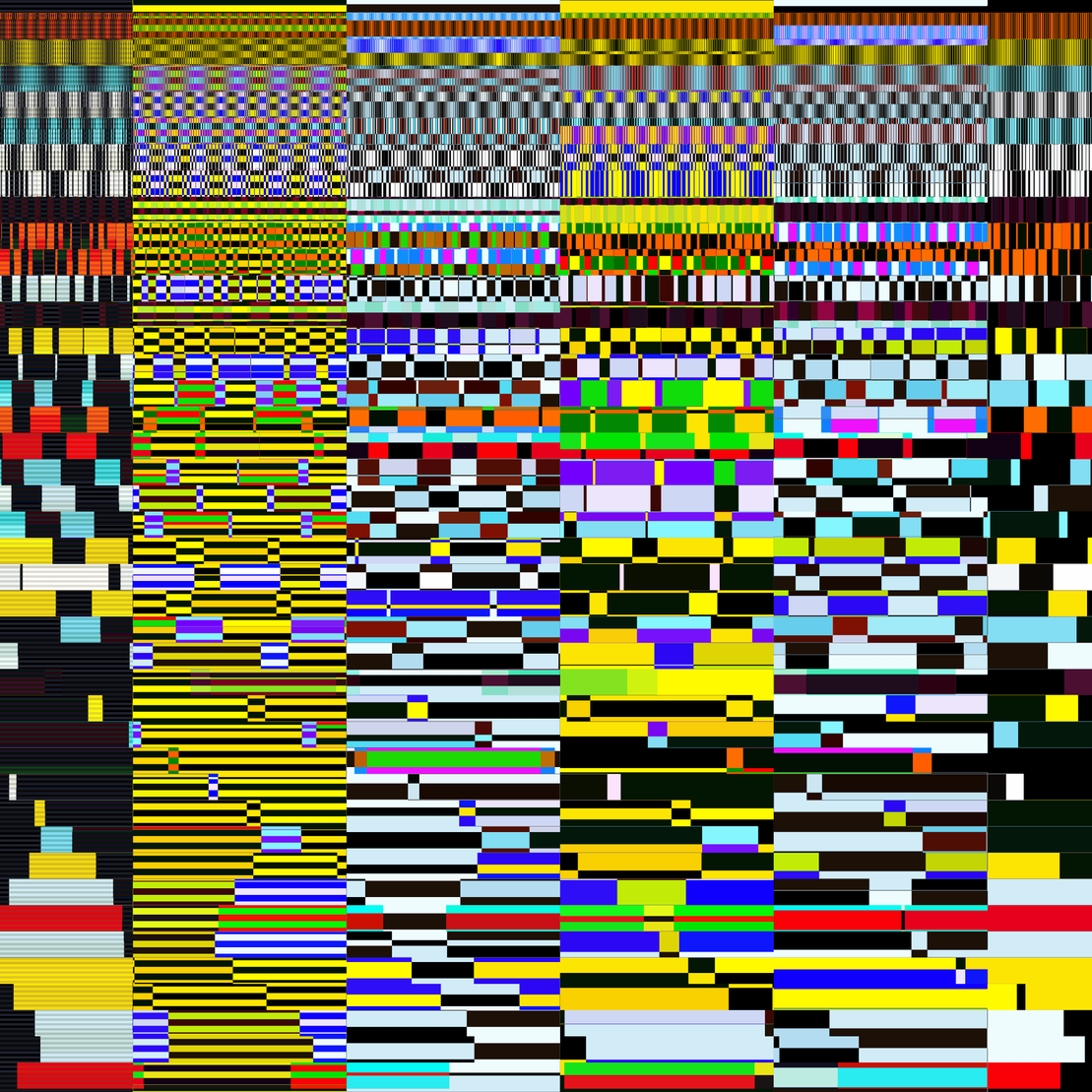 Glitchometry Stripes