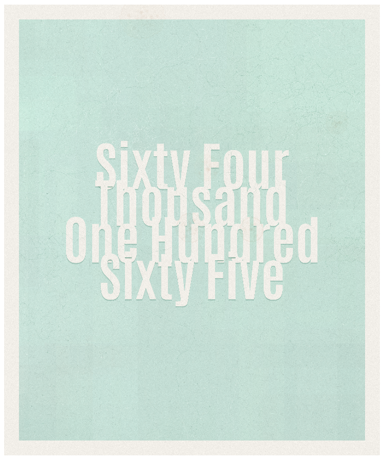 Count #64165