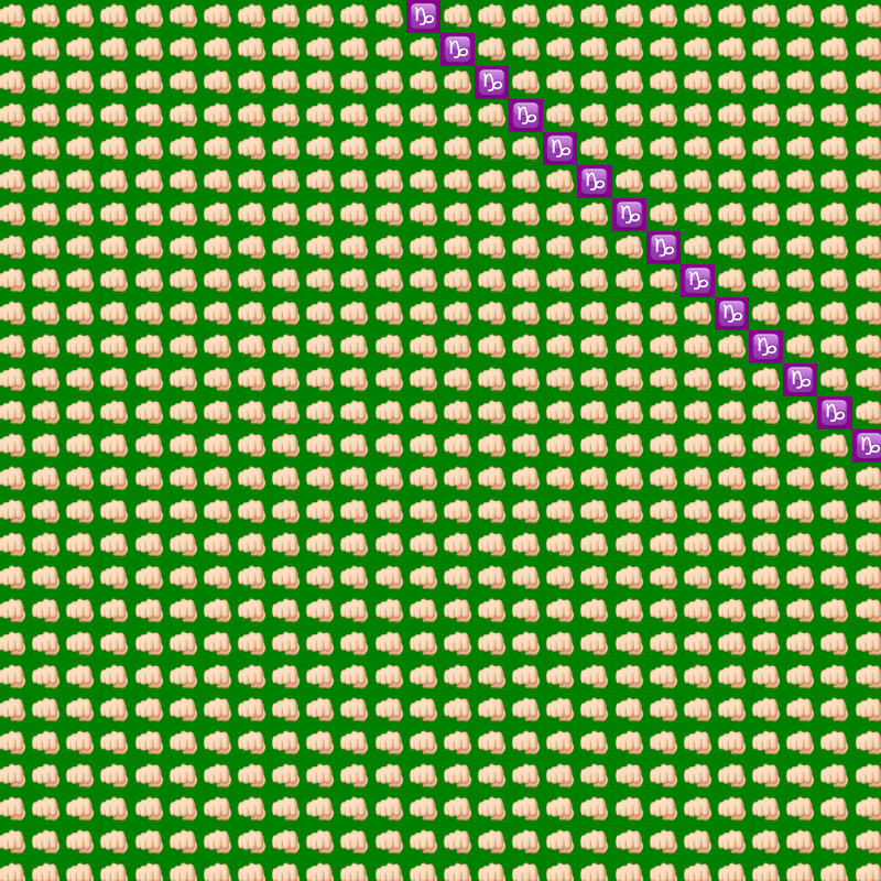 Elementary Cellular Emoji Automata #611