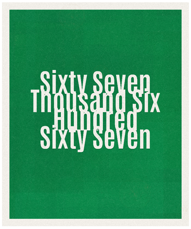 Count #67667