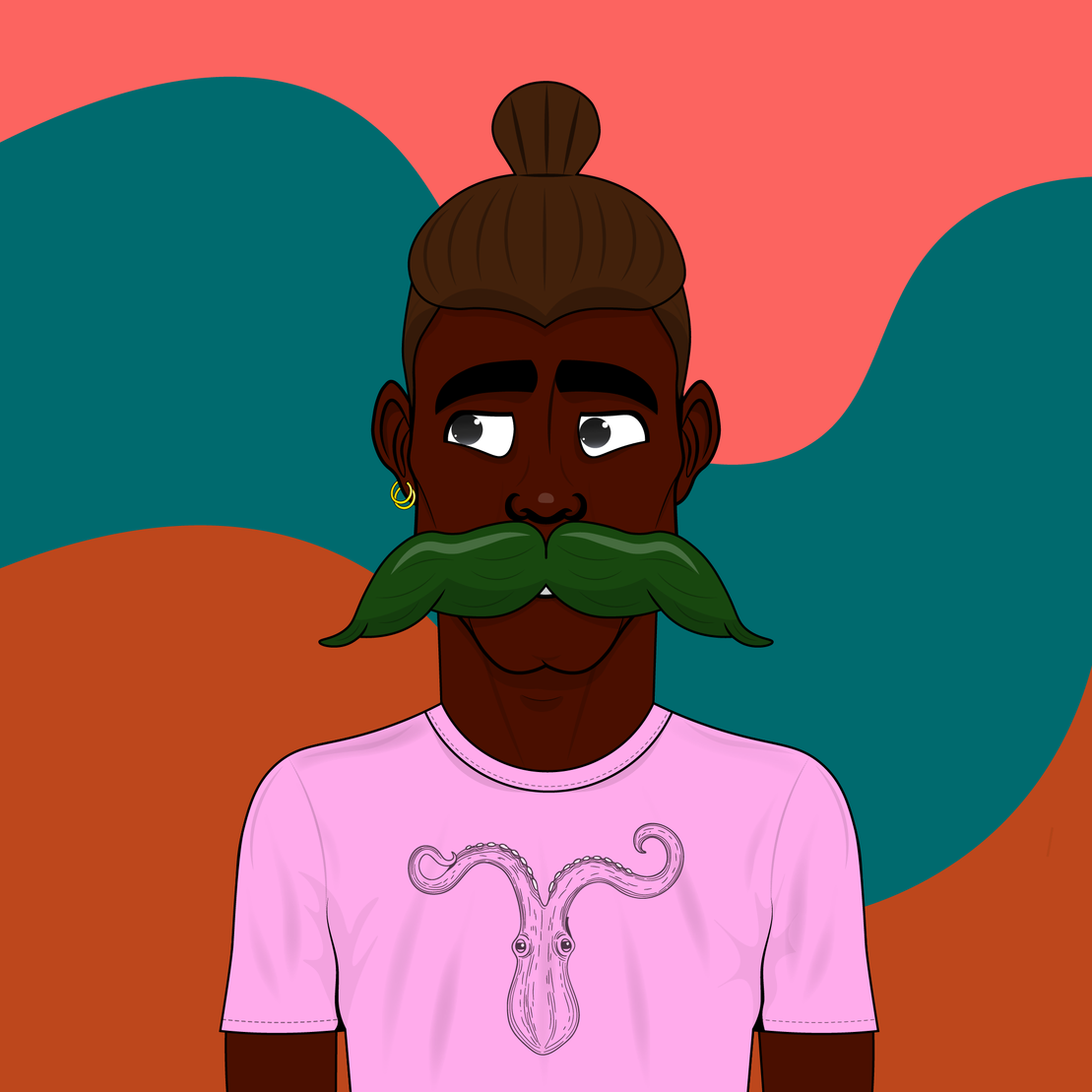 Mustachioed #44