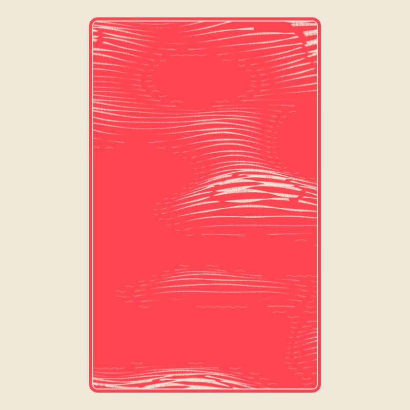 Topographic Playing Card #35